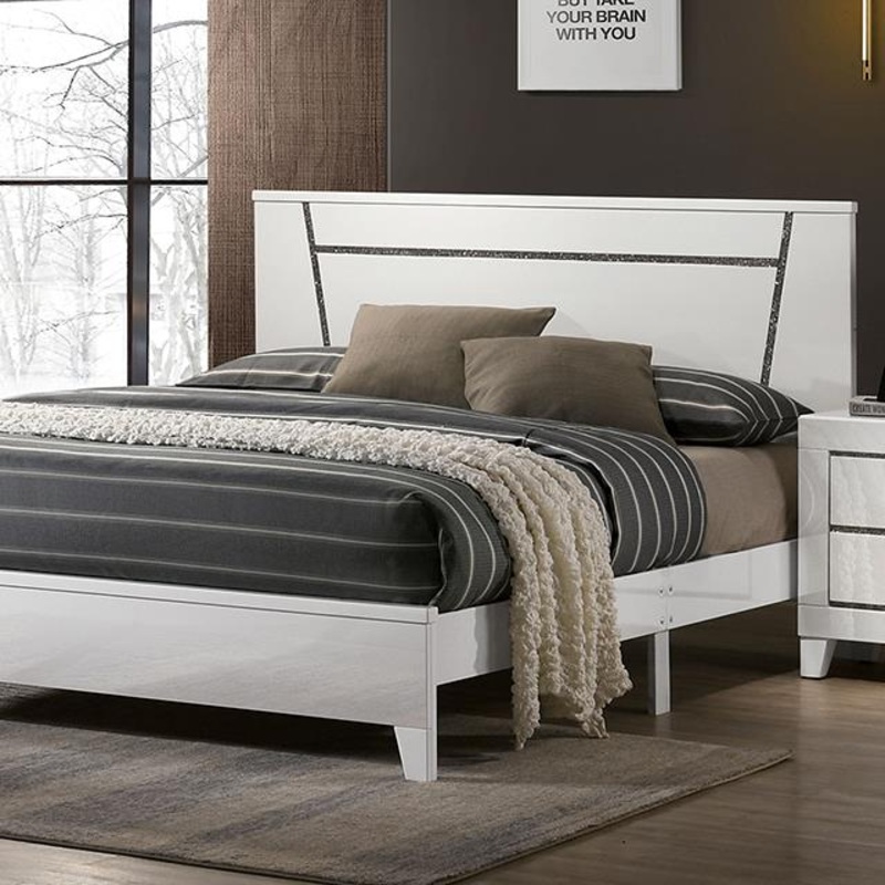 Furniture of America Magdeburg FOA7038WH-CK Cal.King Bed