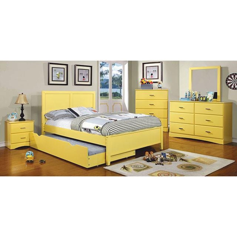 Furniture of America Prismo CM7941YW-T-BED Twin Bed
