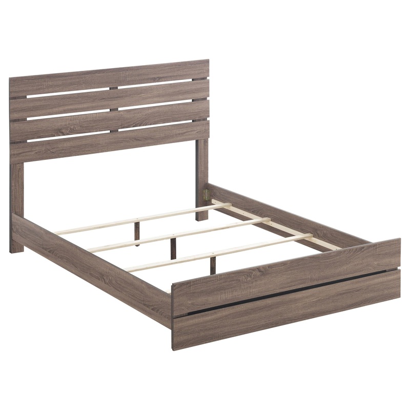 Coaster Furniture Brantford 207041Q Wood Queen Panel Bed – Barrel Oak