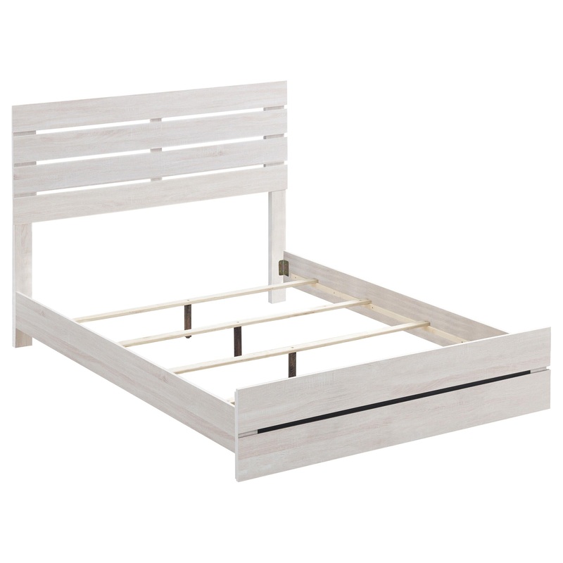 Coaster Furniture Brantford 207051KE Wood Eastern King Panel Bed – Coastal White
