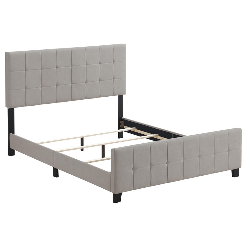 Coaster Furniture Fairfield 305952KE Upholstered Eastern King Panel Bed – Beige