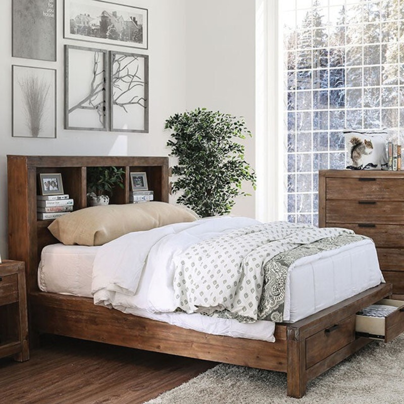 Furniture of America Mcallen CM7360BC-Q-BED Queen Bed