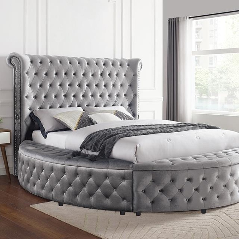 Furniture of America Sansom CM7178GY-EK-BED E.King Bed