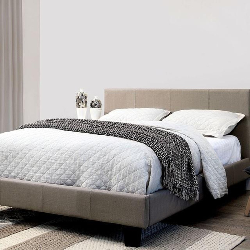 Furniture of America Sims CM7078GY-CK-BED-VN Cal.King Bed