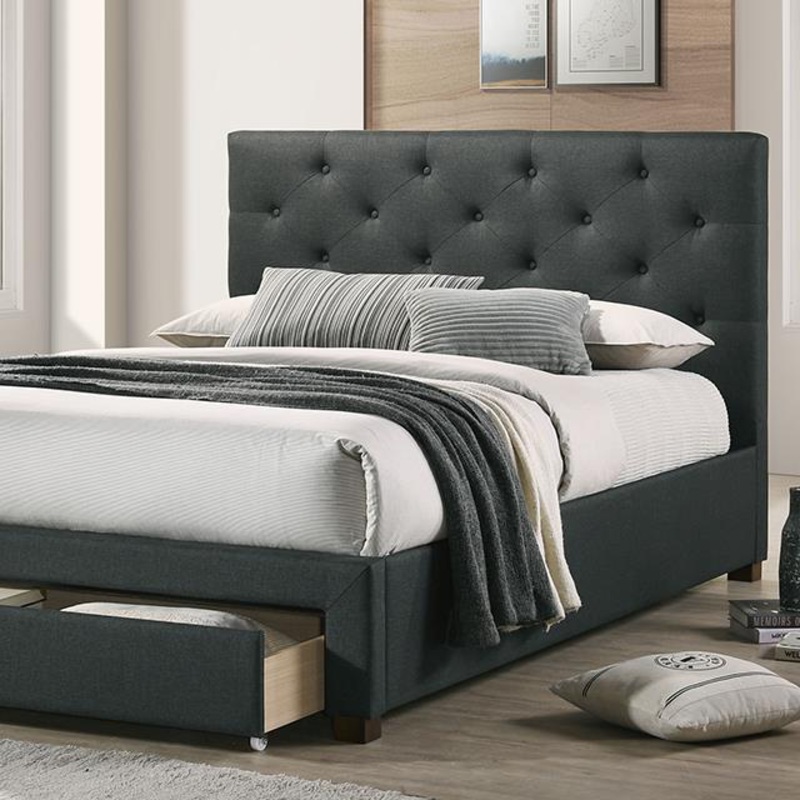 Furniture of America Sybella CM7218DG-CK-BED Cal.King Bed