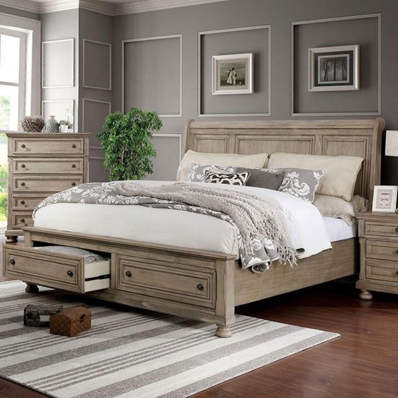 Furniture of America Wells CM7568EK-BED E.King Bed