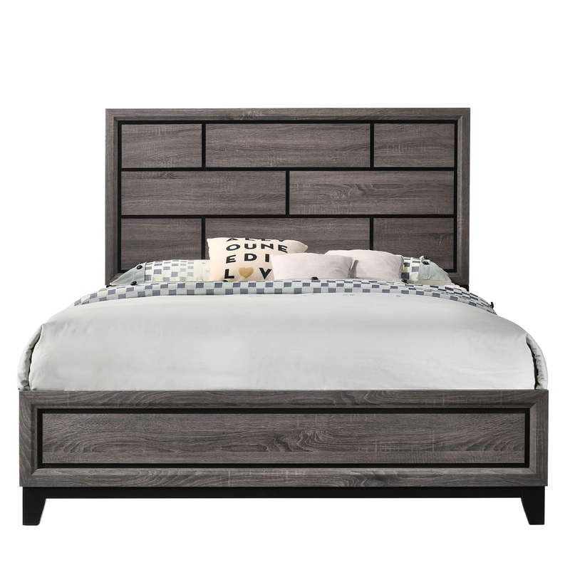 Crown Mark Akerson Full Panel Bed B4620-F-HBFB/B4620-FT-RAIL