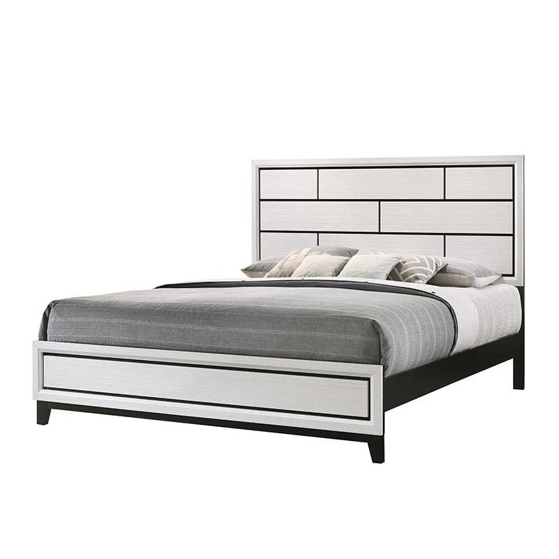Crown Mark Akerson King Panel Bed B4610-K-HBFB/B4610-KQ-RAIL