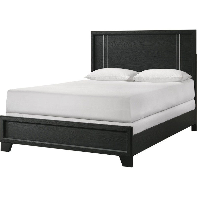 Crown Mark Charlie B9235-F Full Bed – Charcoal