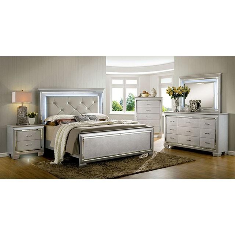 Furniture of America Bellanova CM7979SV-Q Queen Bed
