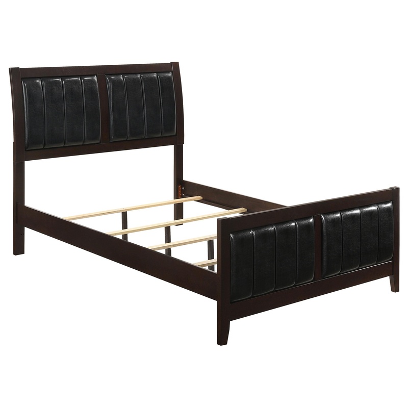 Coaster Furniture Carlton 202091Q Wood Queen Panel Bed – Cappuccino