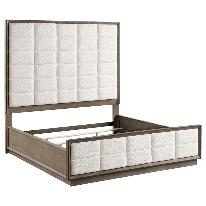 Coaster Furniture Durango 223271KE 80-inch Eastern King Panel Bed – Taupe Oak