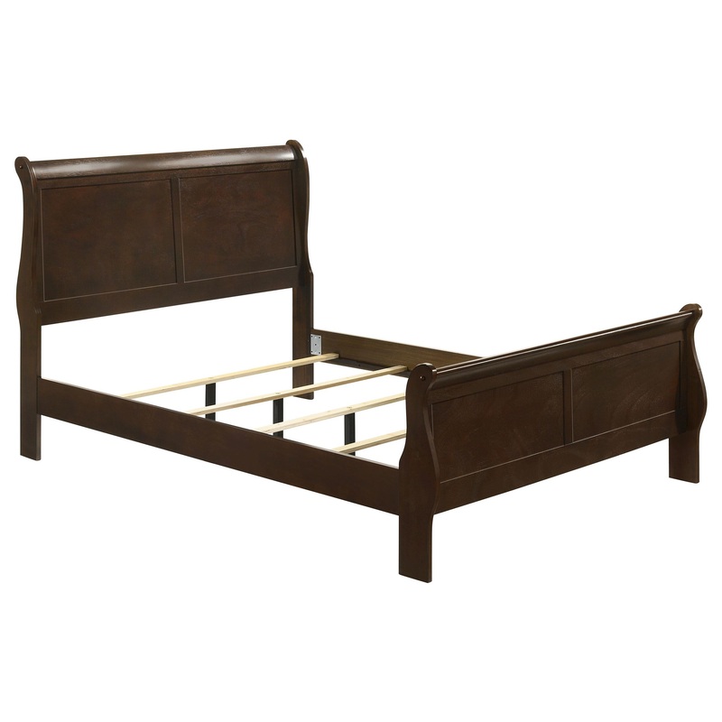 Coaster Furniture Louis Philippe 202411F Wood Full Sleigh Bed – Cappuccino