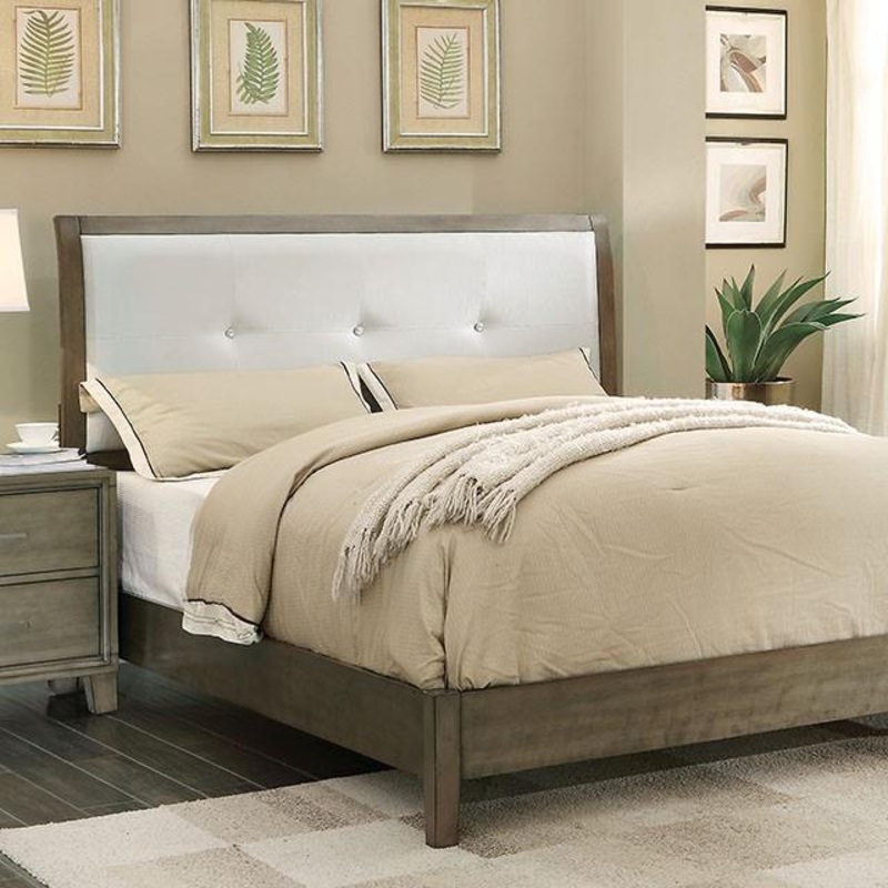 Furniture of America Enrico CM7068GY-CK Cal.King Bed