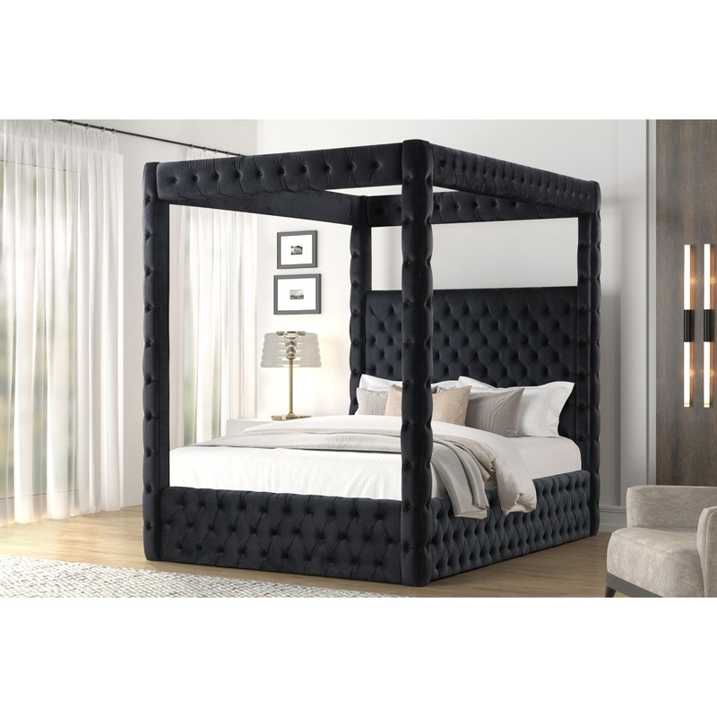 Generation Trade Mira 139241 King Canopy Bed – Black