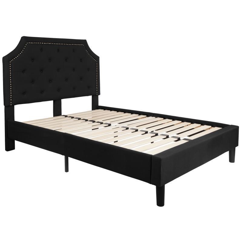 Flash Furniture – Full Size Brighton Platform Bed Frame – Black