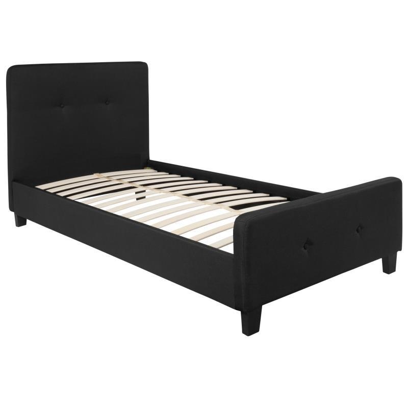 Flash Furniture – Twin Size Tribeca Platform Bed Frame – Black