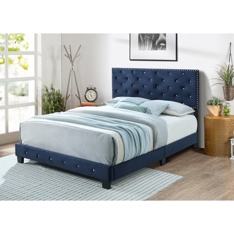 Generation Trade Starlett 104939 Queen Bed – Midnight Blue