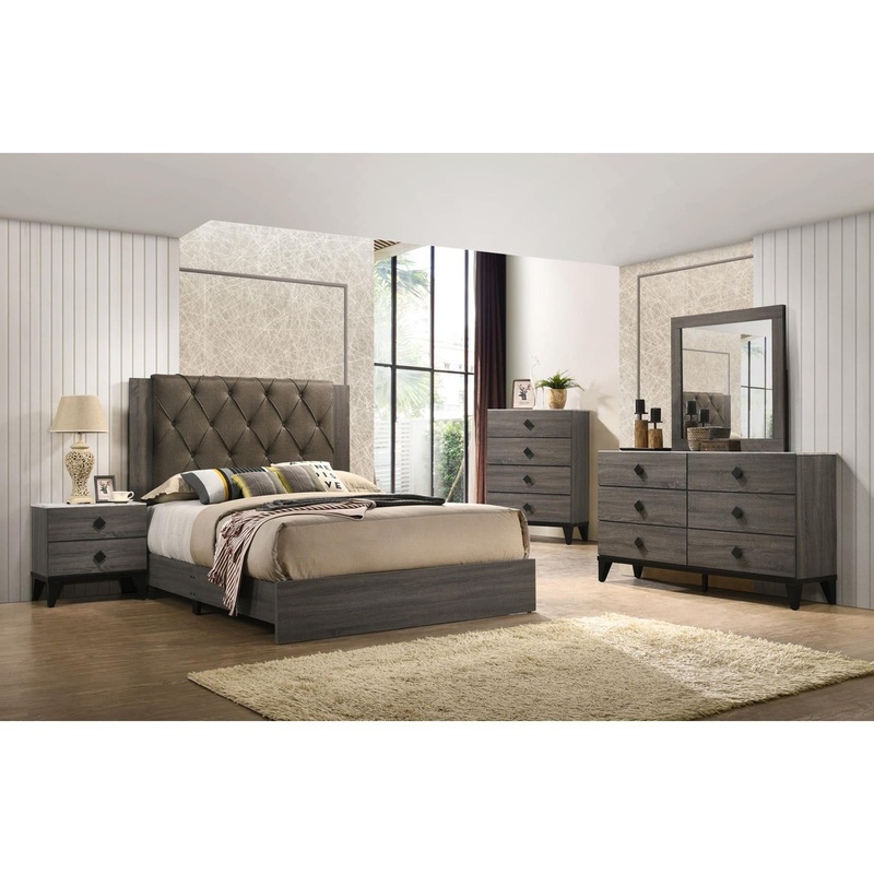 Generation Trade Villa 149241 King Bed – Dark Grey
