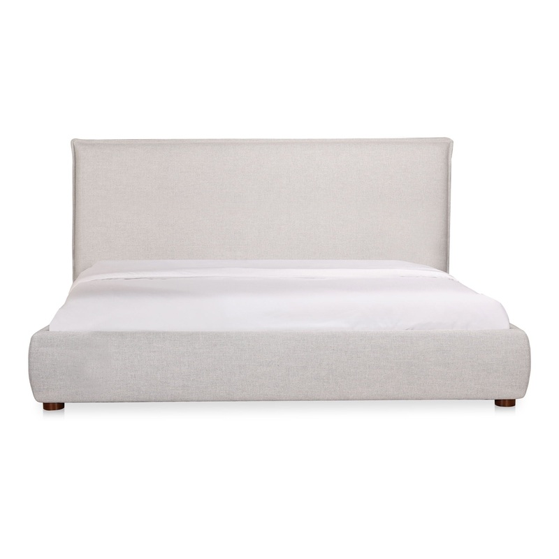 Luzon – King Bed – Light Gray