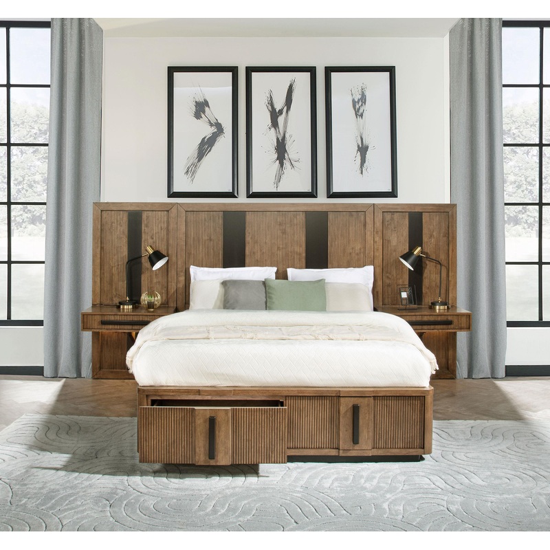 Terrace Panel Storage Bed Ash Brown