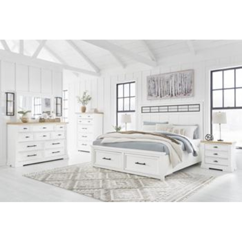 Ashbryn Panel Storage Bed