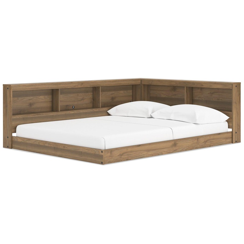 Deanlow Bookcase Storage Bed