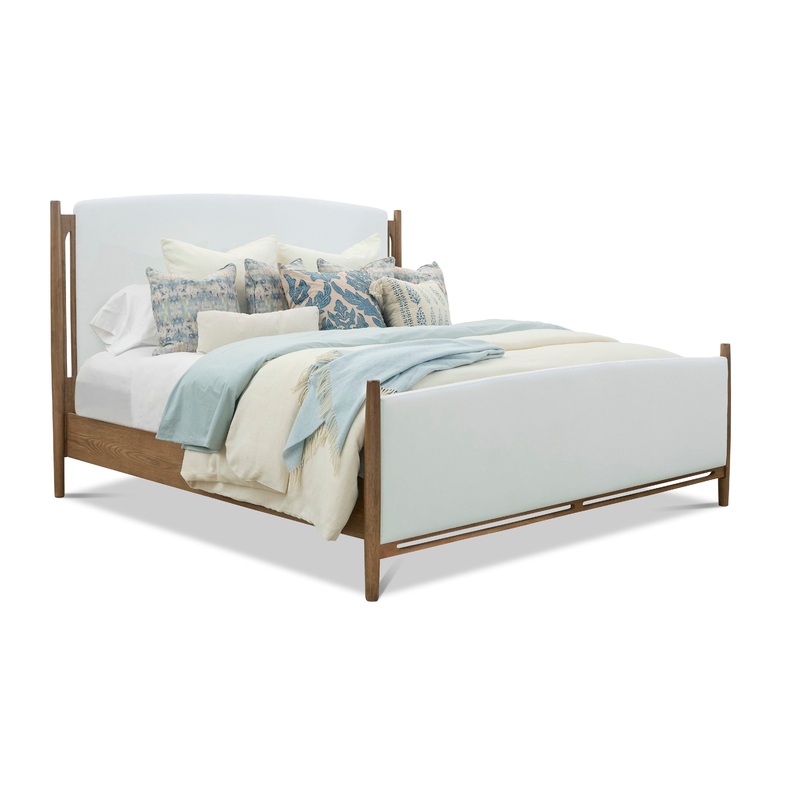 Verona – King Upholstered Bed – Dark Brown