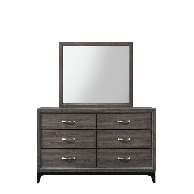 AKERSON BEDROOM MIRROR GREY