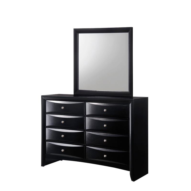 BLACK EMILY BEDROOM MIRROR