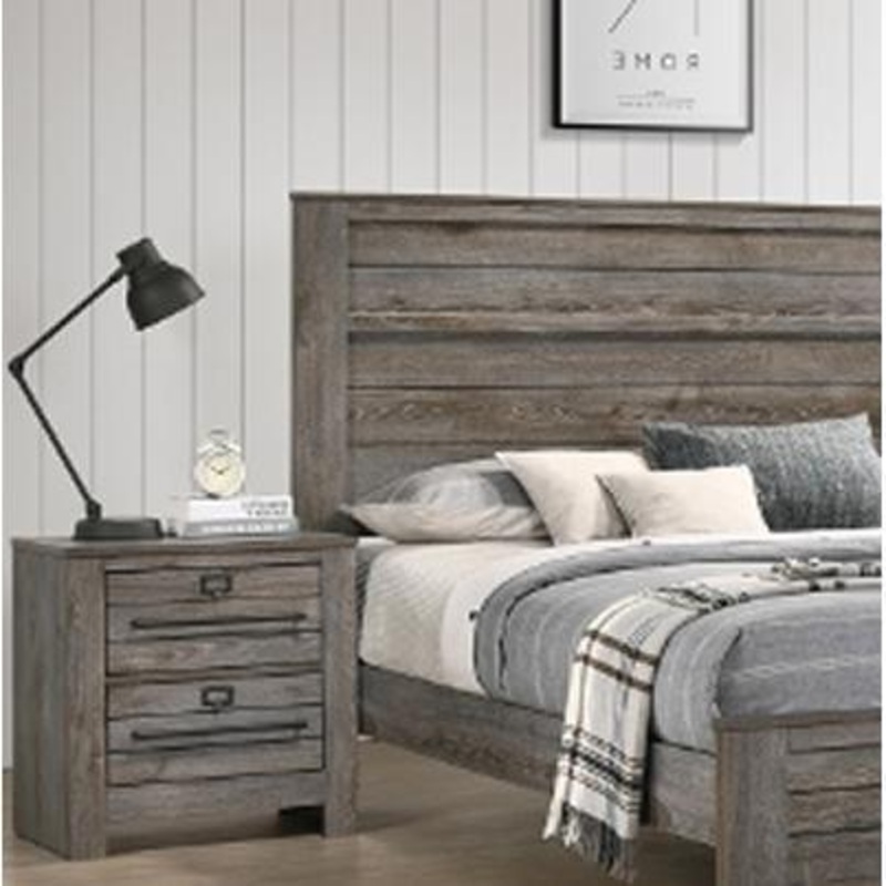 Crown Mark Bateson Nightstand in Brown