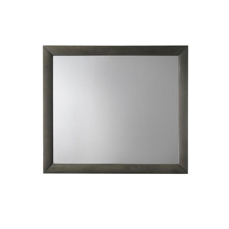Crown Mark Emily Mirror in Grey
