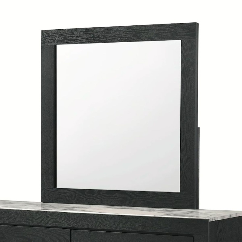 Crown Mark Furniture Cadence Dresser Mirror in Black