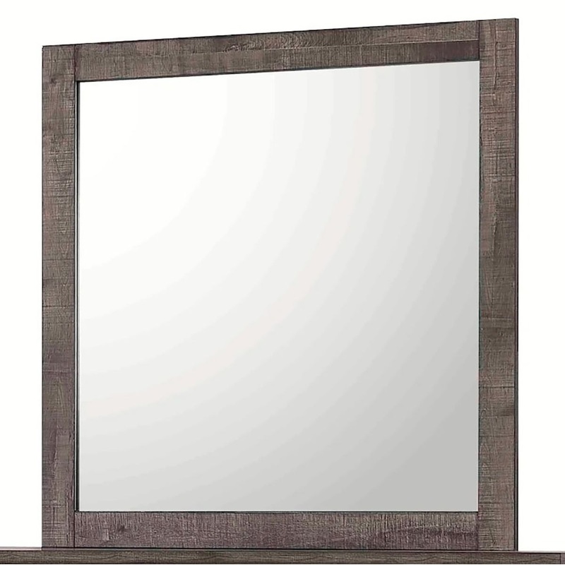 Crown Mark Furniture Coralee Dresser Mirror in Gray
