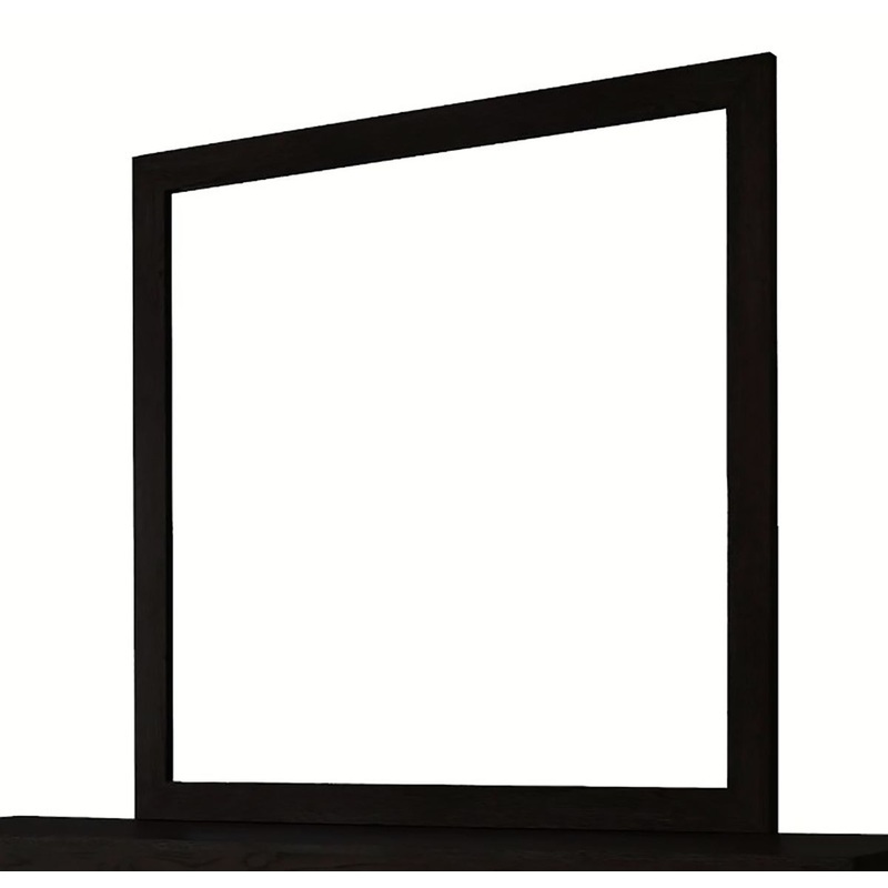 Crown Mark Furniture Jaylen Dresser Mirror in Black