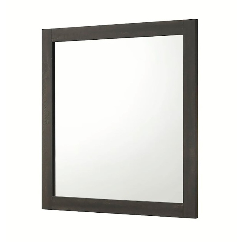 Crown Mark Furniture Remington Dresser Mirror in Brown