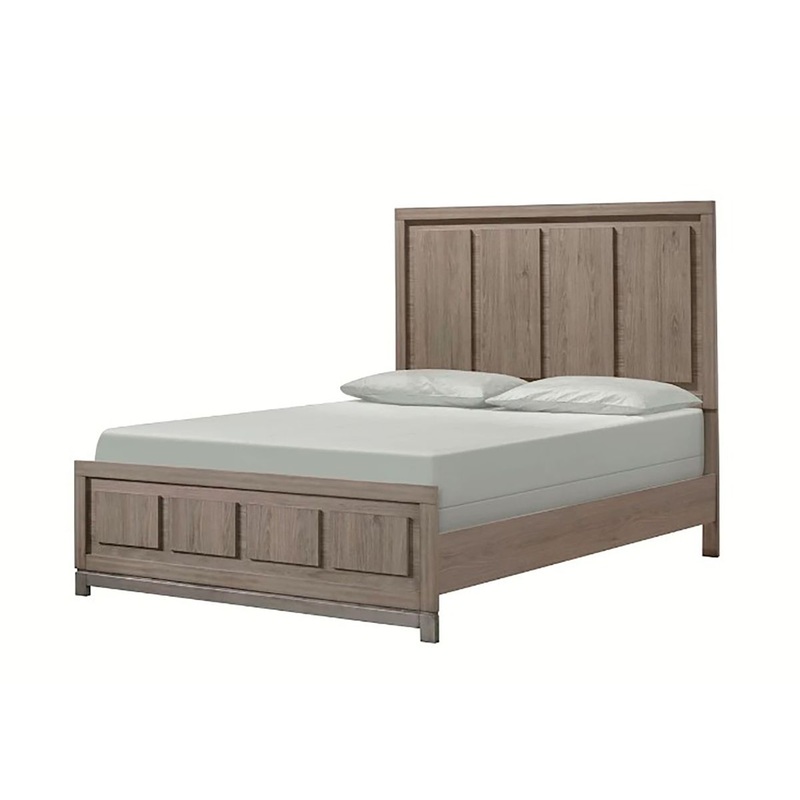 Crown Mark Furniture River Queen Panel Bed in Brown B3150-Q