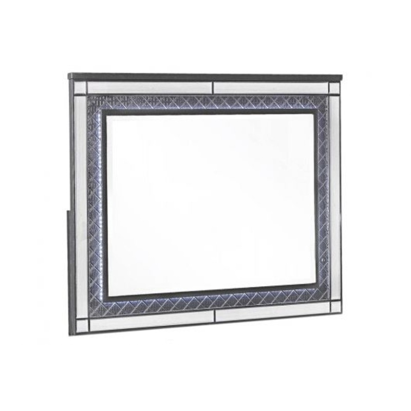 Crown Mark Refino Mirror in Gray