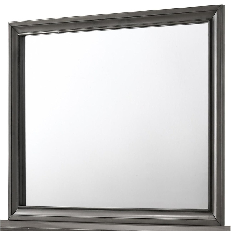 Crown Mark Regata Mirror in Grey