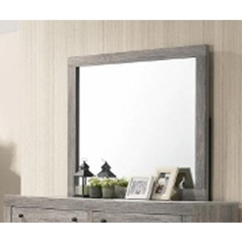 Crown Mark Tundra Mirror in Grey