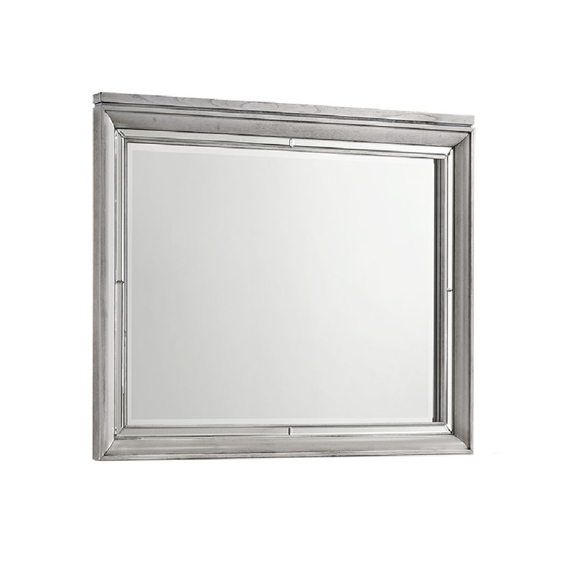 Crown Mark Vail Mirror in Grey