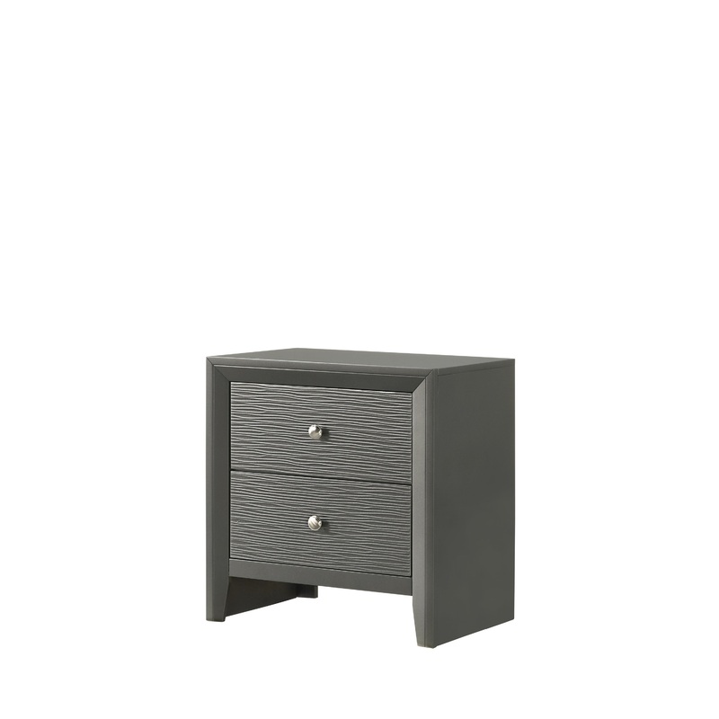 DENKER NIGHTSTAND GUN METAL