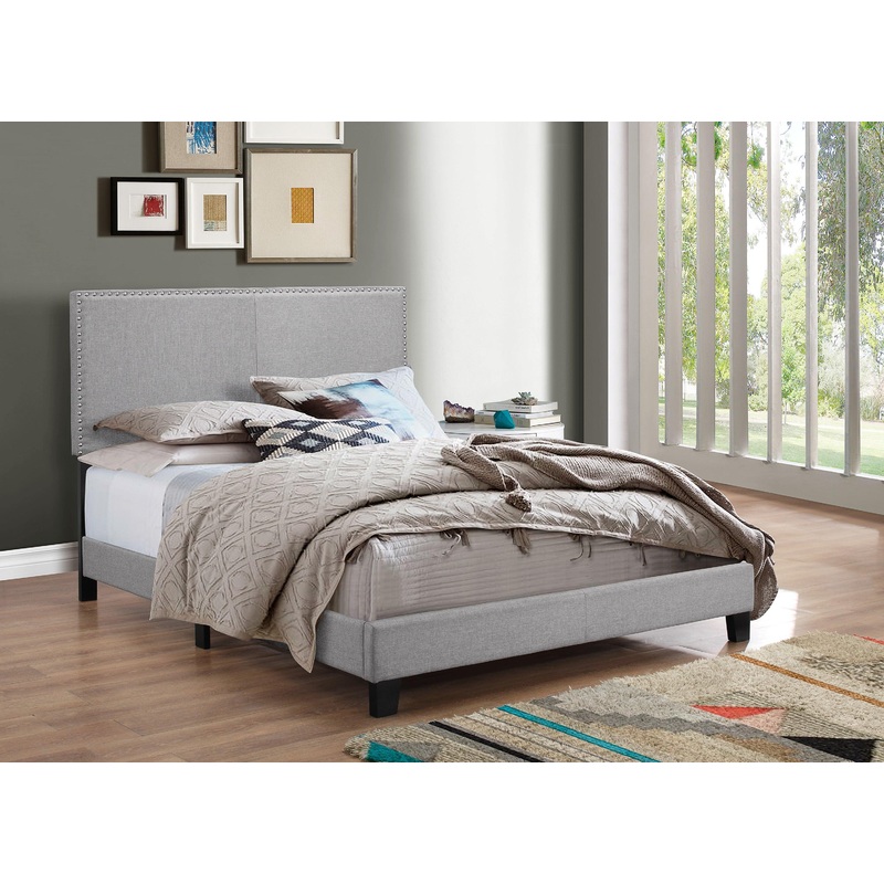 ERIN TWIN NAILHEAD HB FB RAIL GREY CROWN MARK
