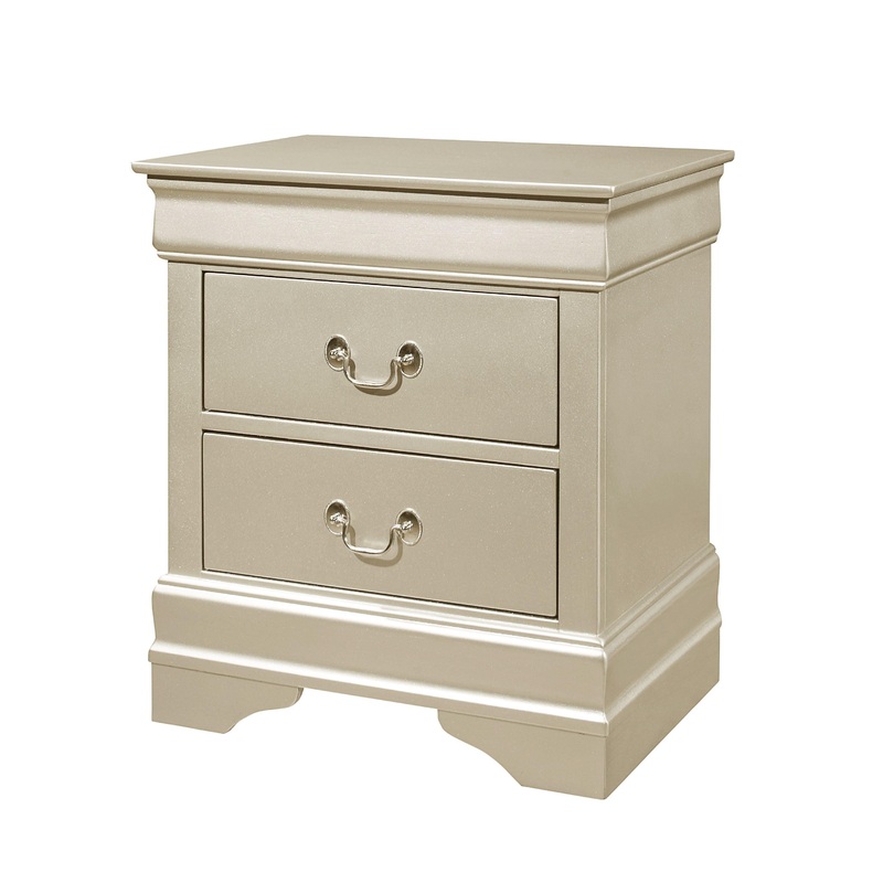 LOUIS PHILIP NIGHT STAND CHAMPAGNE