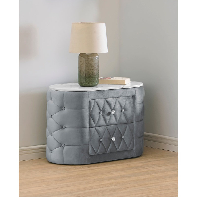 NATALIA NIGHTSTAND GREY