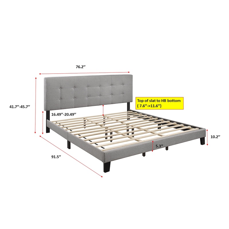RIGBY CK PLATFORM BED ADJ HB