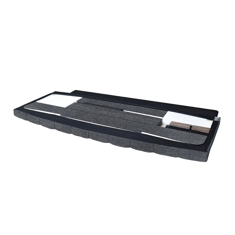 ROSEMARY KING PLATFORM BED GREY