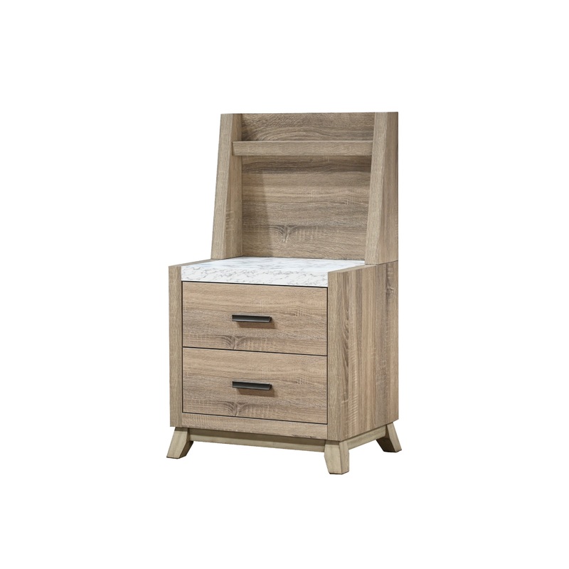 TILSTON NIGHTSTAND W/WALL PANEL
