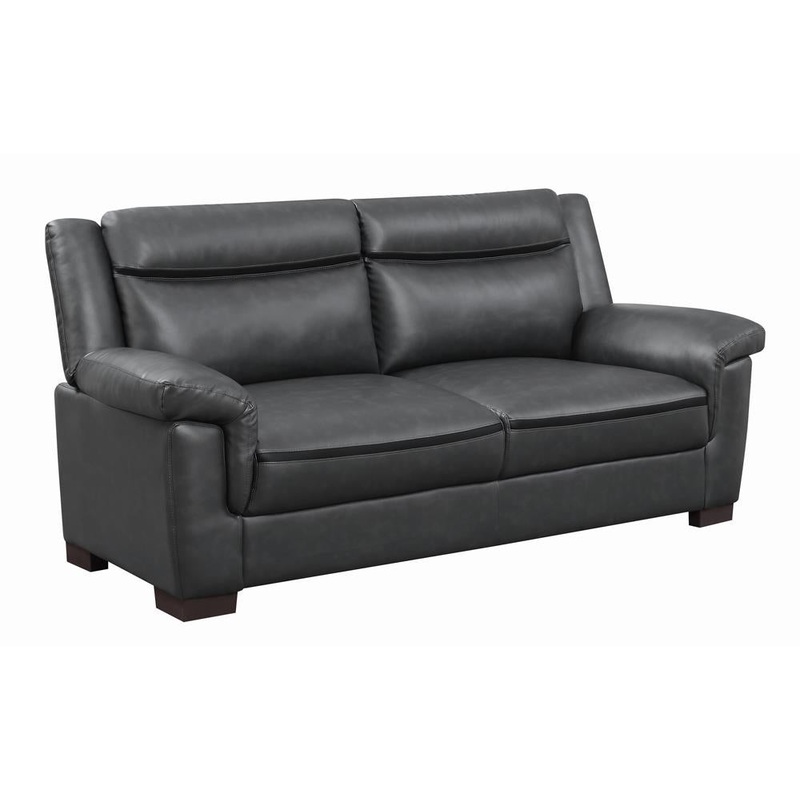 Arabella Pillow Top Upholstered Sofa Grey