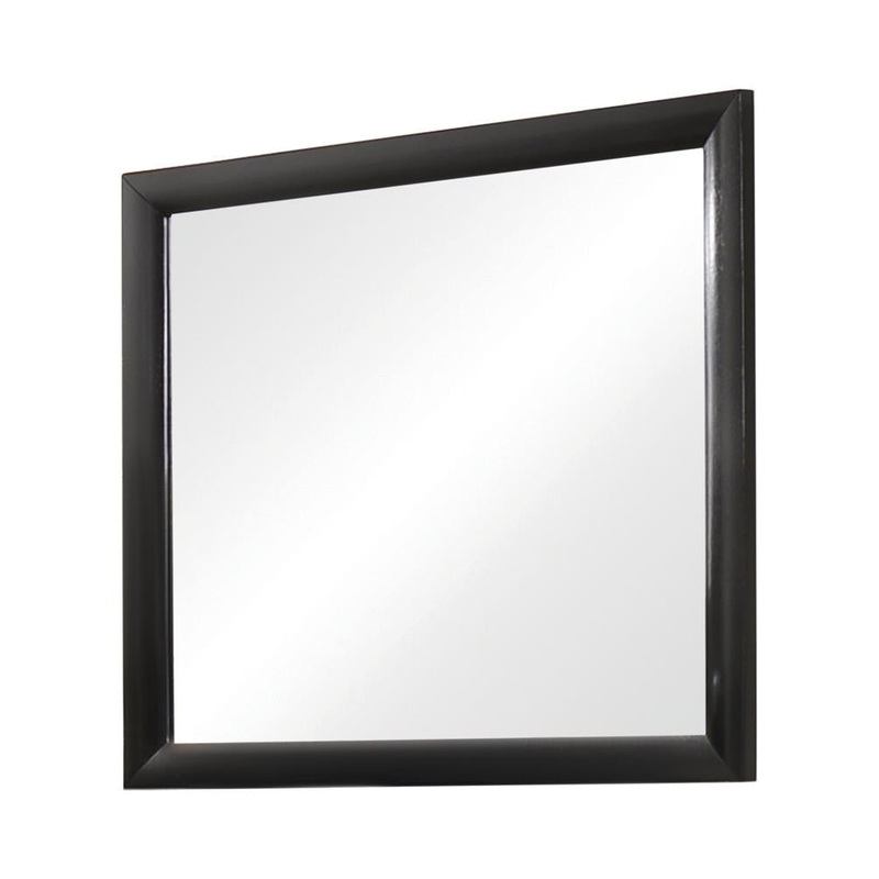 Briana Rectangle Dresser Mirror Black